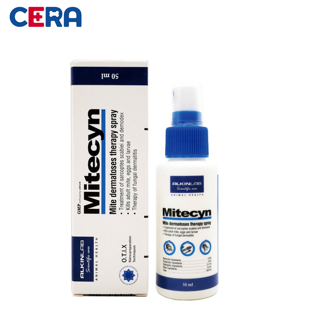 Xịt Nấm, Ve Ghẻ - Alkin Mitecyn 50ml