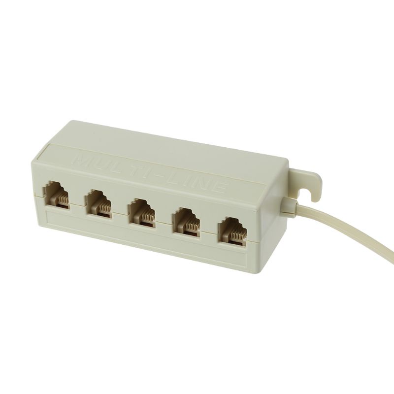 Mô Đun Chia Cổng RJ11 6P4C Male Sang 5 Chiều 6P4C Female