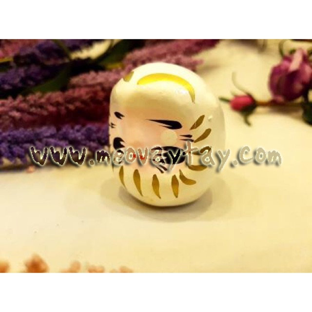 Daruma trắng 5cm