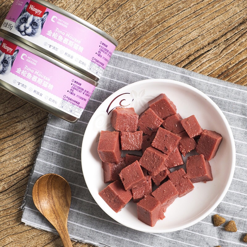 Pate wanpy 95g cao cấp dạng mousse hỗ trợ tăng cân cho mèo
