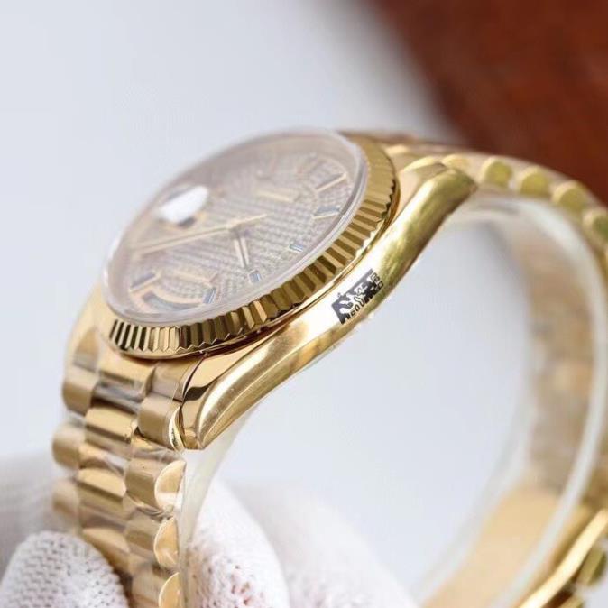 Đồng hồ nam Rolex DATE-DAY 36mm máy cơ ETA 2836 Thuỵ Sĩ, khung thép bản cao 904l. Xưởng EW bestquality