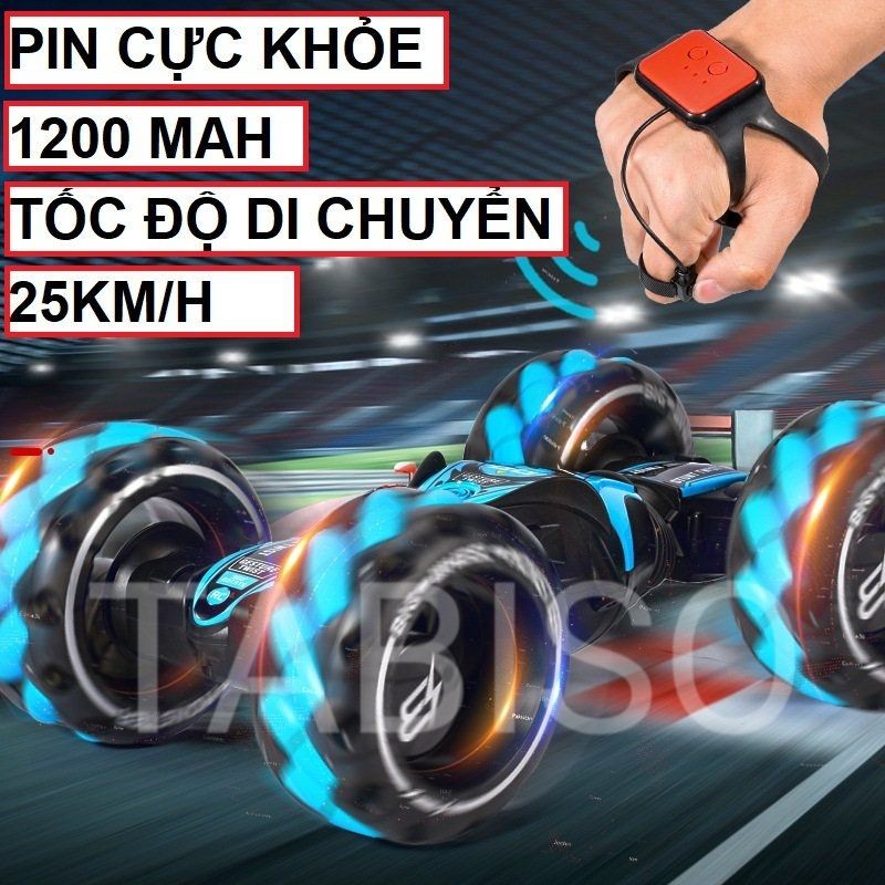 Xe OTO Đua Địa Hình 4WD TABISO - 2 chế độ điều khiển cử chỉ và tay cầm điều khiển từ xa