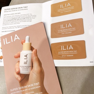 Sample tinh chất tone da ilia super serum skin tint