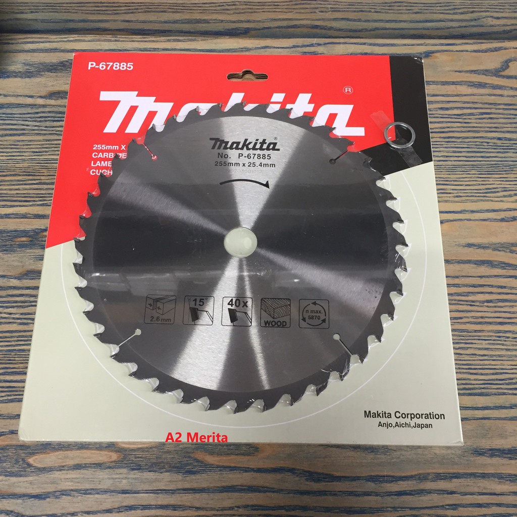 Lưỡi Cắt Gỗ Makita 180mm, 230mm, 250mm, 300mm