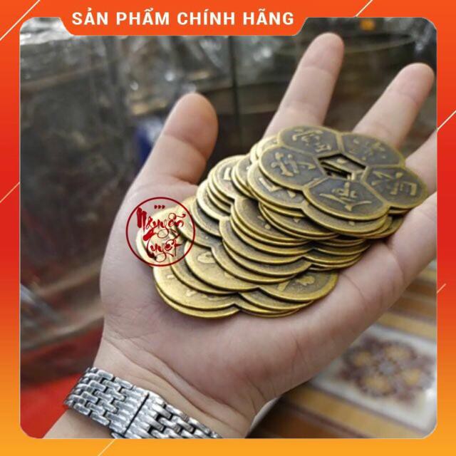 ĐỒNG XU HOA MAI BỎ VÍ CHIÊU TÀI LỘC