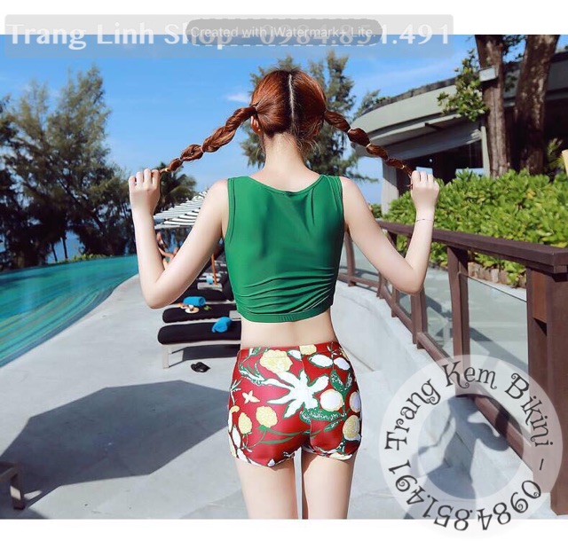 [Tặng hoa cài tóc] Bikini cao cấp - hàng thiết kế - set 3 chi tiết | BigBuy360 - bigbuy360.vn
