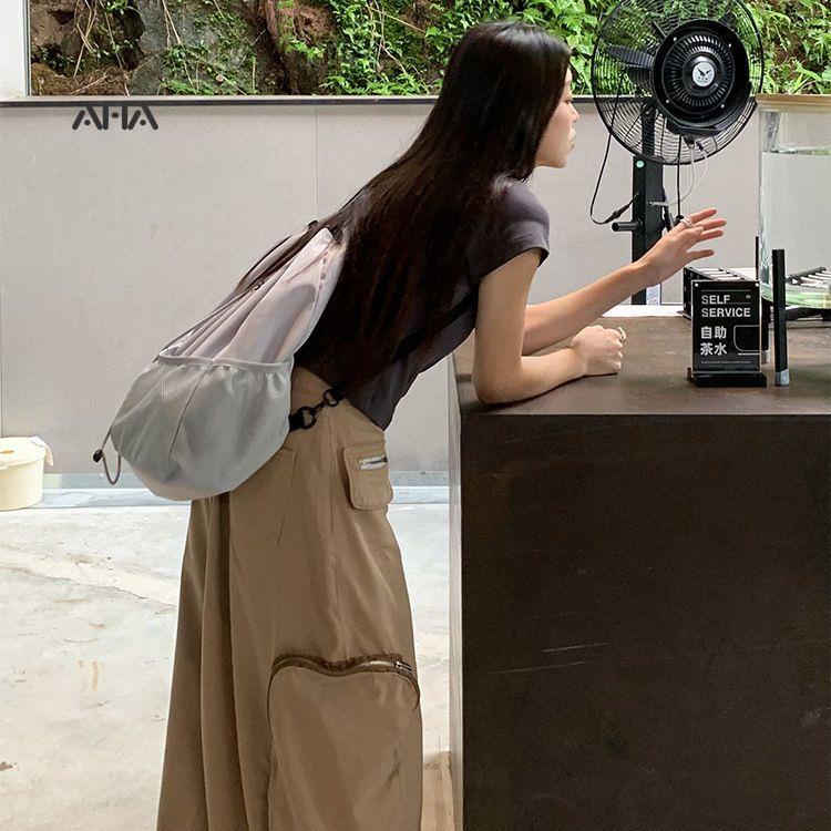 Ba Lô Rút Dây Phong Cách Đường Phố Hàn Quốc Mới