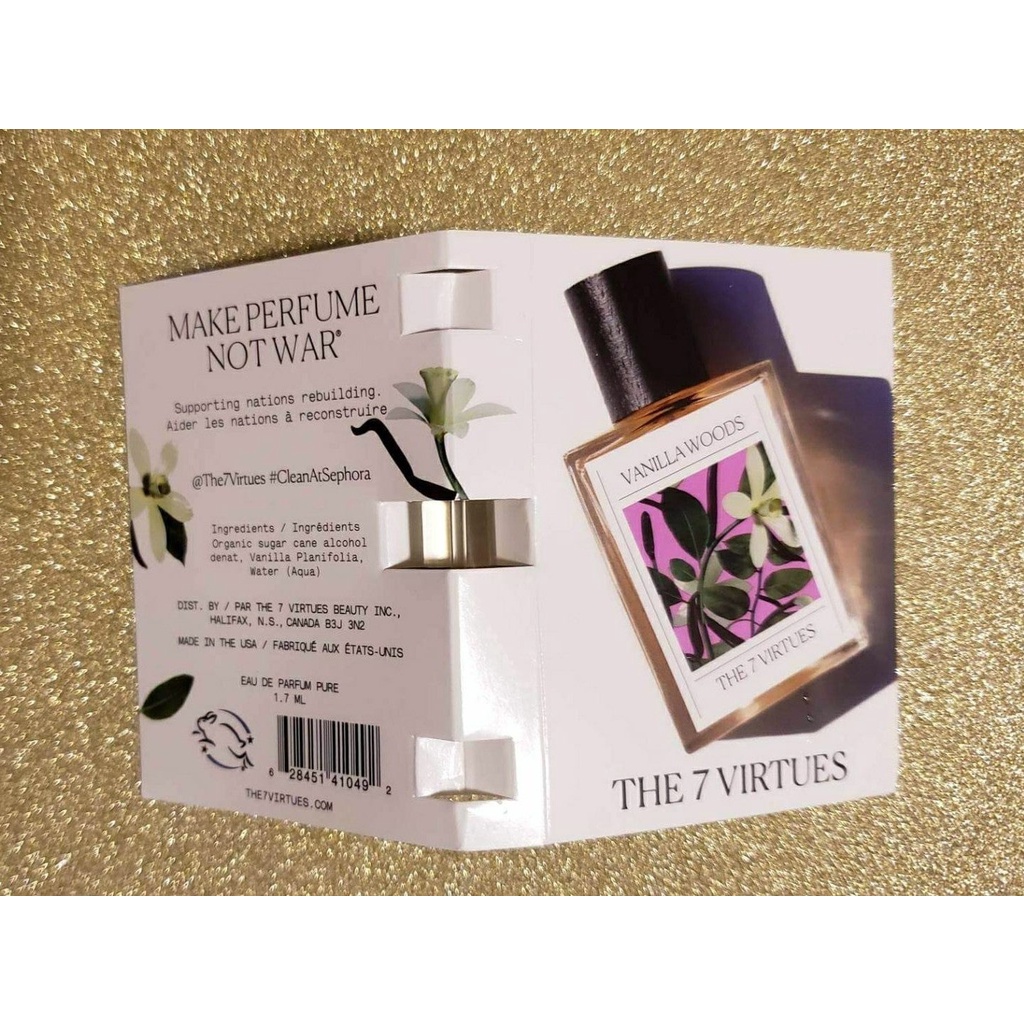 Sample mẫu thử Vial chính hãng nước hoa The 7 Virtues Vanilla Woods, Santal