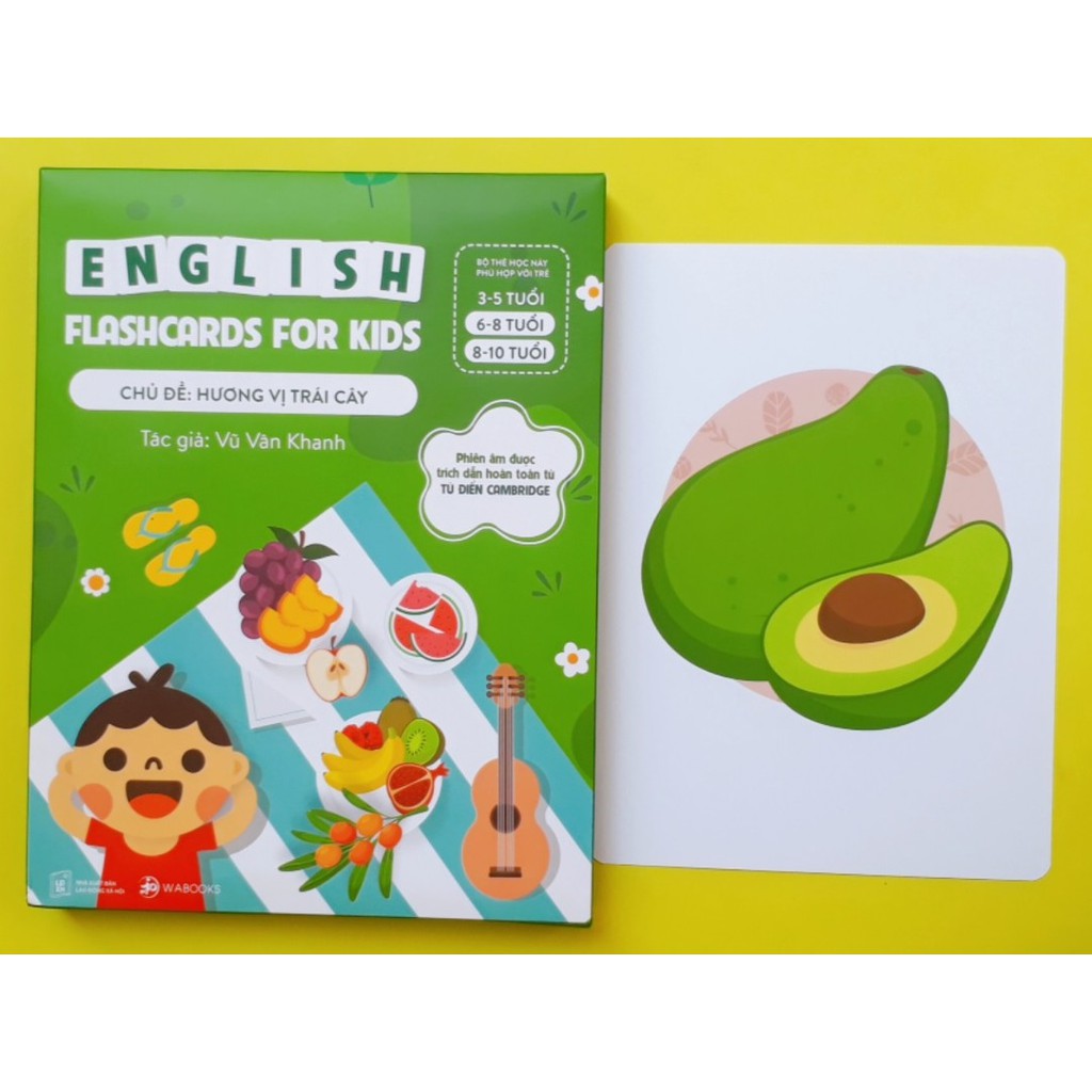 Bộ Thẻ Học Tiếng Anh chủ đề Trái Cây - Flashcard