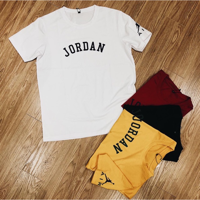 Áo thun cotton Nam Jordan form body - big size