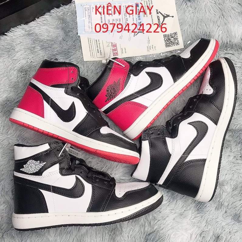 [Mã FAGREEN245 giảm tới 30K đơn 99K] [KÈM HỘP+BILL] Giày thể Thao JD1 cao cổ đen trắng, cổ cao đen đỏ Nam nữ