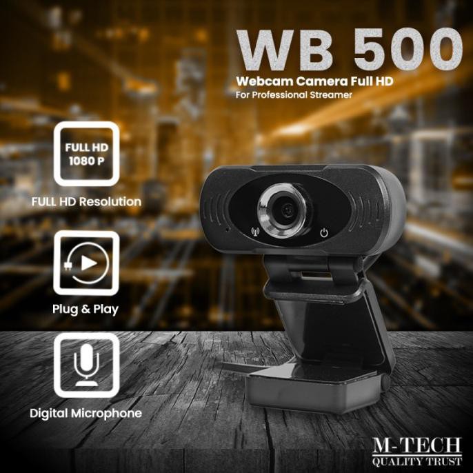Webcam M-Tech Wb500 1080p Full Hd Kèm Micro / Mtech Wb500