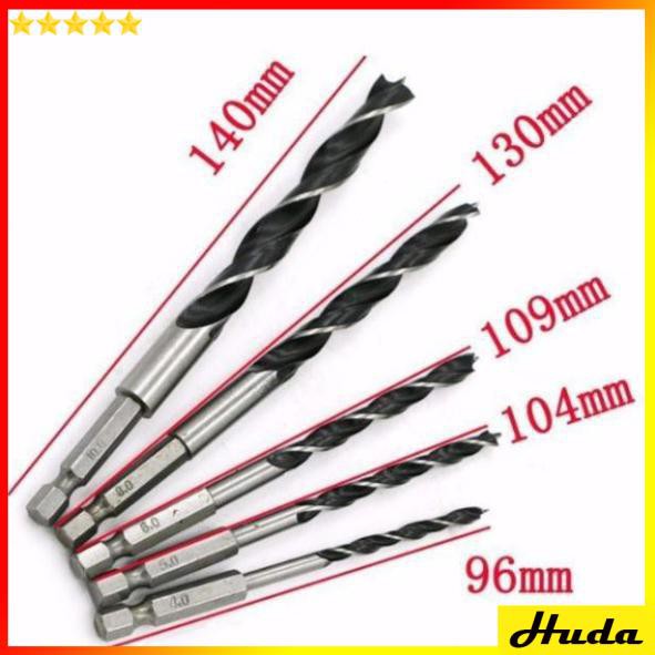 Bộ mũi khoan gỗ chuôi lục giác  -  đồ làm mộc