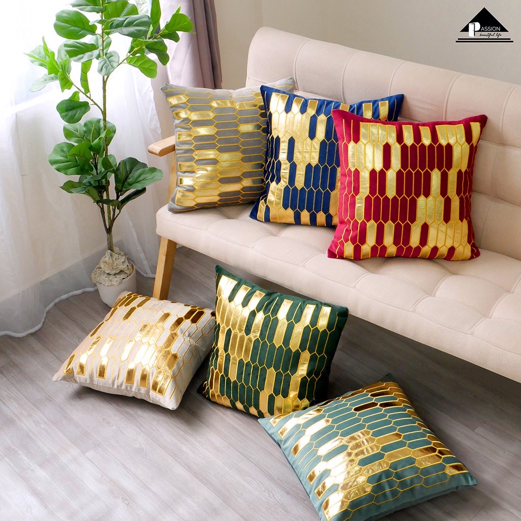Gối Tựa Lưng Trang Trí Sofa Ánh Thạch Anh 9396