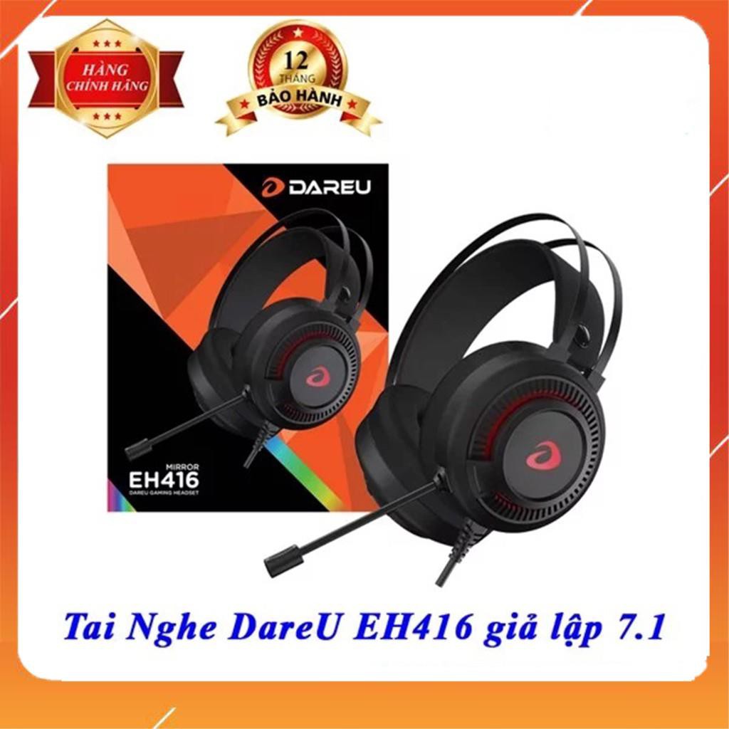 [ HÀNG SIÊU CẤP ] Tai nghe Gaming DareU EH416 USB - Giả lập - Âm thanh 7.1 - BH 12 Tháng [ CHÍNH HÃNG ] | BigBuy360 - bigbuy360.vn