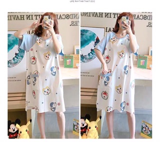 Váy Đầm Form Dáng Rộng Doremon Doraemon
