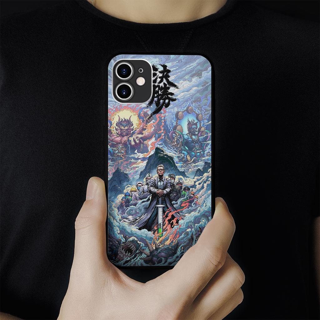 Ốp Lưng hình Đại chiến trên thiên đình Anh hùng diệt quỷ ECOMEX cho iPhone 5 6 7 8 Plus 11 12 Pro Max X Xr MYS20220105