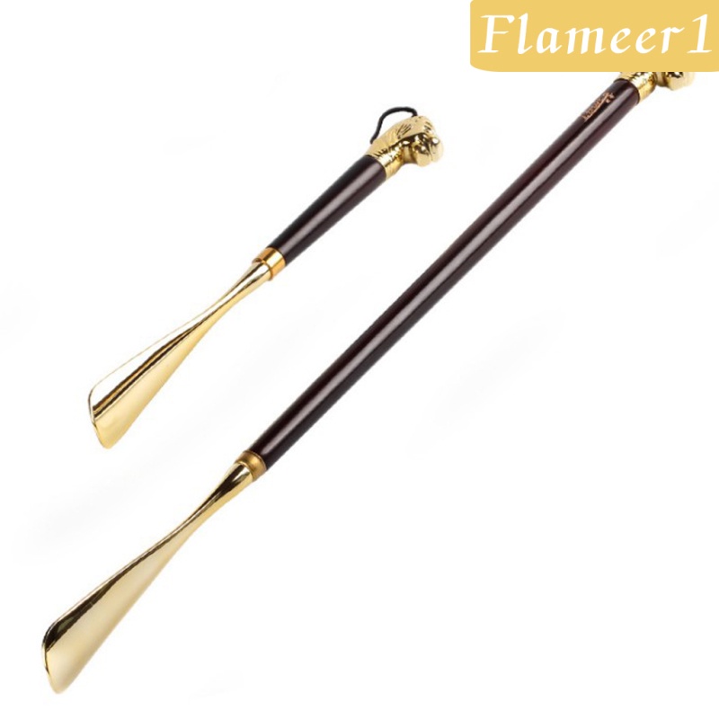 [Flameameer1] Tay Cầm Dài Để Mang Giày Bằng Gỗ Khối Lượng Nhẹ 58cm
