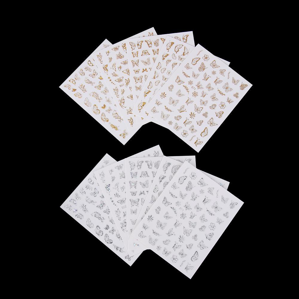 BORAG Giấy Foil Hologram Dán Móng Nghệ Thuật