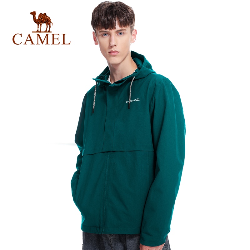 CAMEL Áo Khoác Leo Núi Chống Gió / Thấm Nước Cá Tính Cho Nam