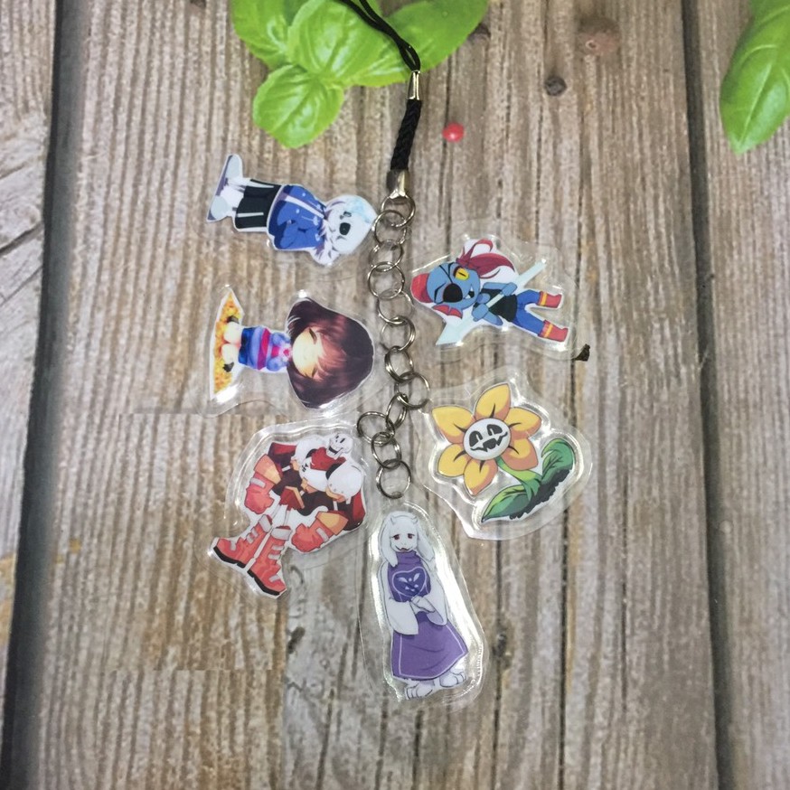 Móc khóa dây Undertale