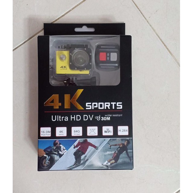 ❧[ Xả hàng cuối năm] Camera hành trình thể thao 4K Wifi gắn xe máy A19 kết nối điện thoại - Có remote đi kèm | BigBuy360 - bigbuy360.vn