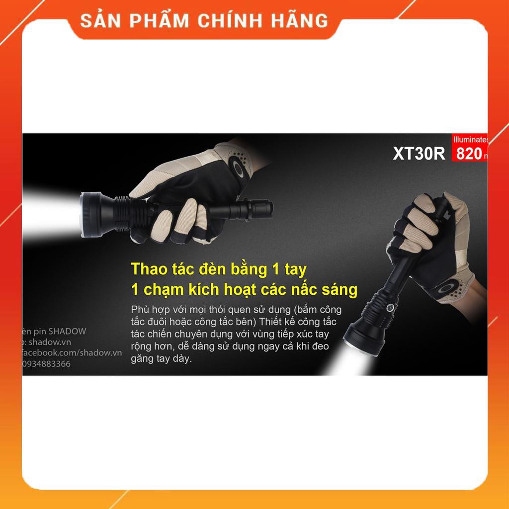 [HÀNG CHÍNH HÃNG][CHIẾU SIÊU XA] Đèn pin và đèn sạc KLARUS XT30R công tắc tác chiến sáng 1800lmxa 820m