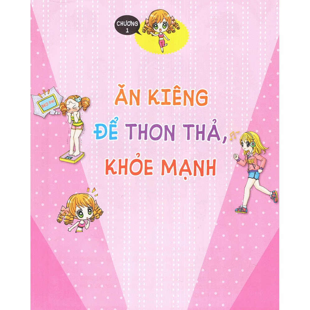 Sách - Pretty girl là con gái: Teen Khỏe, Teen Xinh - Dinh Dưỡng, Vận Động