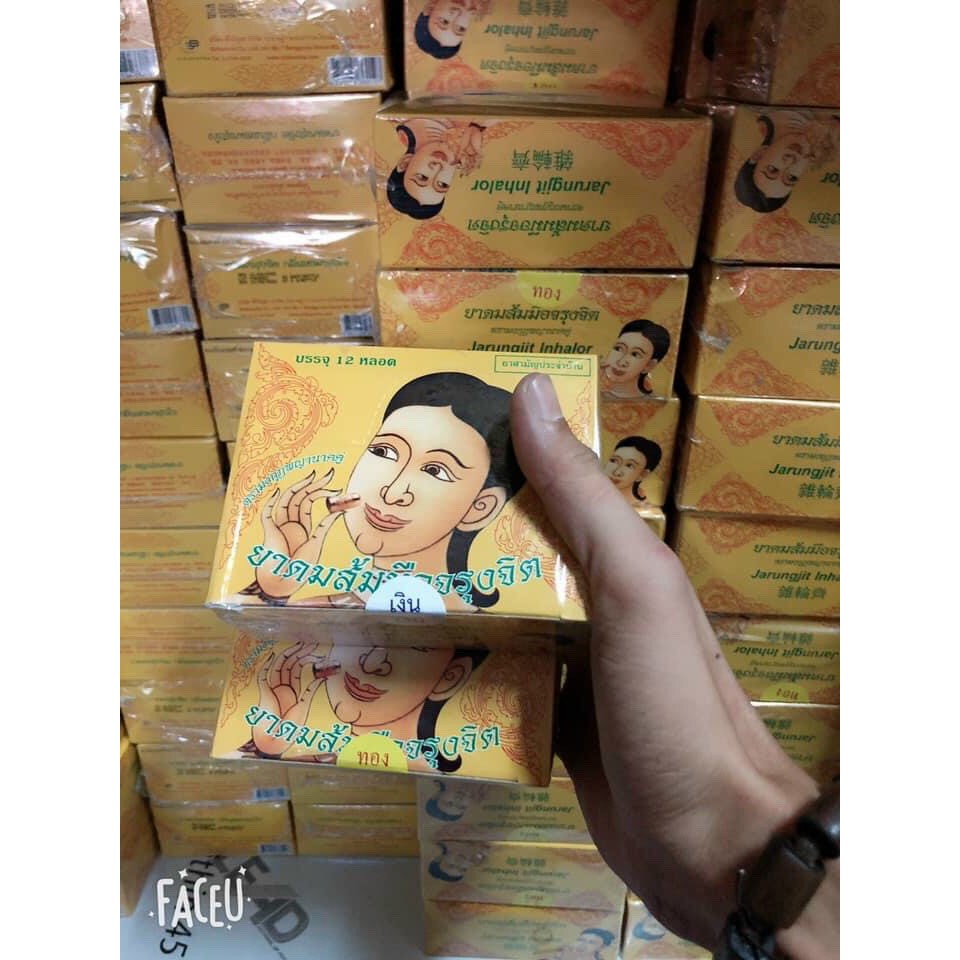 Ống hít xoang vàng bạc ,say xe Thái Lan