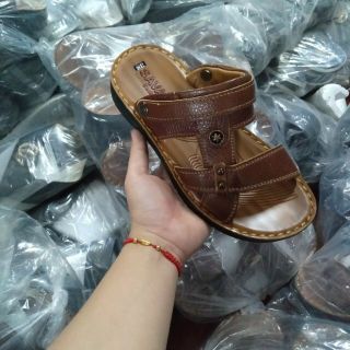 (XẢ SIZE 38,39) Xăng Dan Da Bò Thật Giá Xưởng