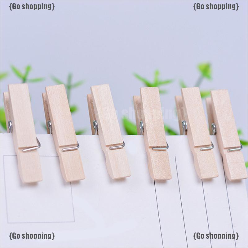 Set 50 kẹp gỗ thiết kế mini đa năng