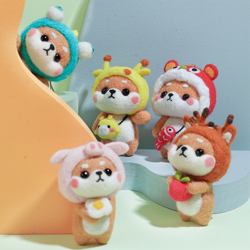 BỘ KIT SHIBA VUI VẺ 2 - LEN CHỌC CÓ VIDEO HƯỚNG DẪN