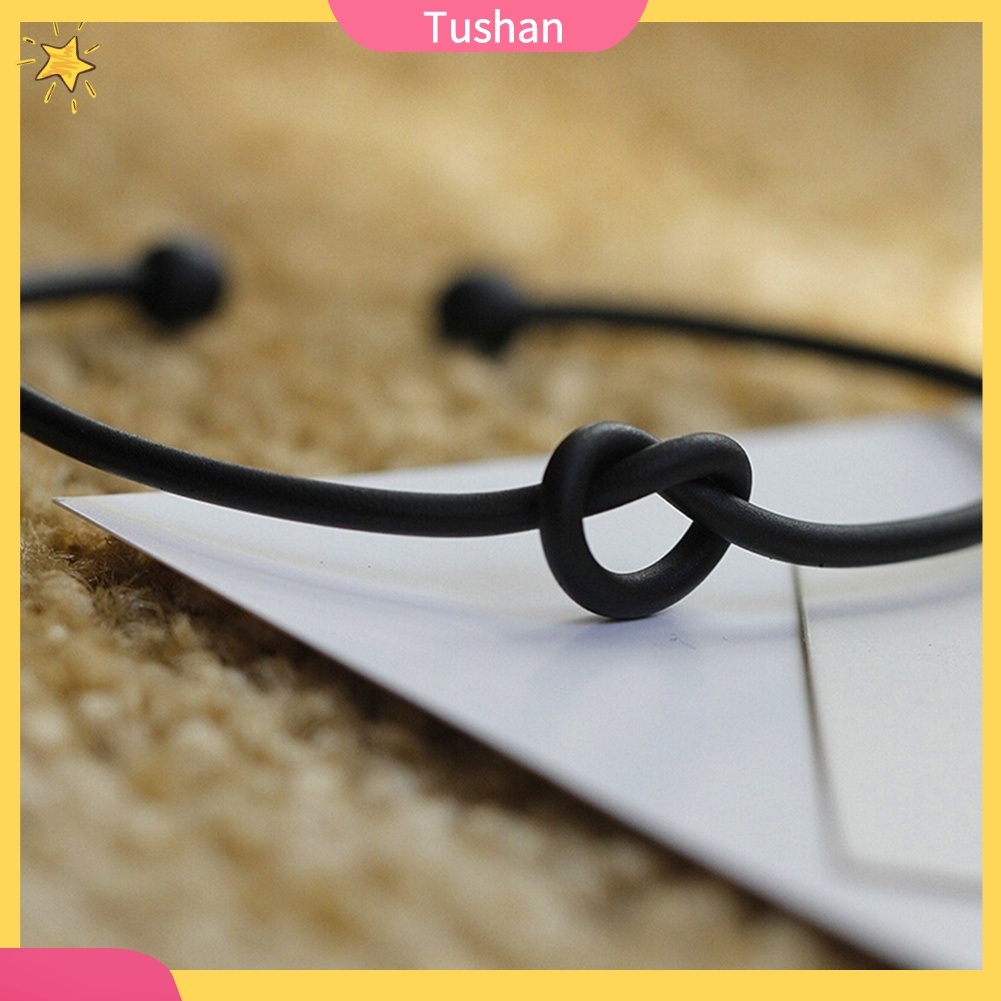 Vòng tay dạng hở kiểu dây thắt nút thời trang đơn giản dành cho nữ