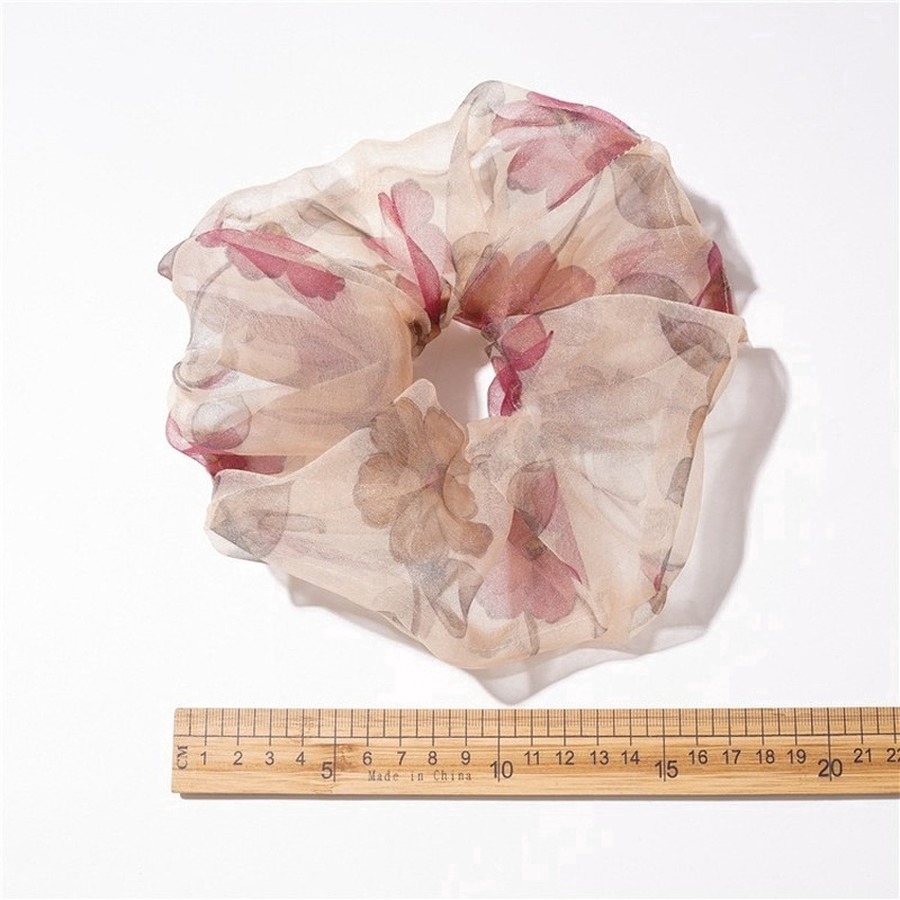 Dây Buộc Tóc Họa Tiết Hoa Xinh Xắn Cho Nữ