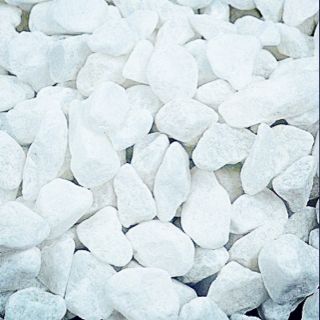 Đá sỏi trắng trang trí chậu cây bể cá 1kg