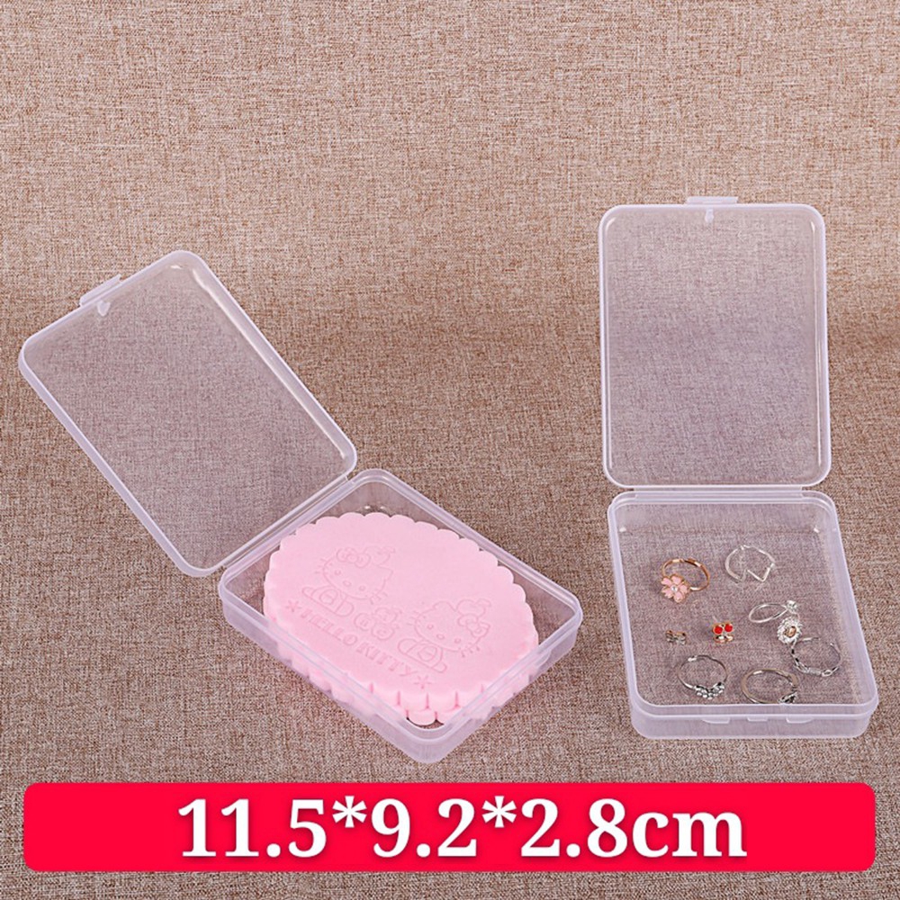 Hộp Đựng Khẩu Trang An Toàn Bằng Nhựa PP Trong Suốt Nhiều Màu Sắc