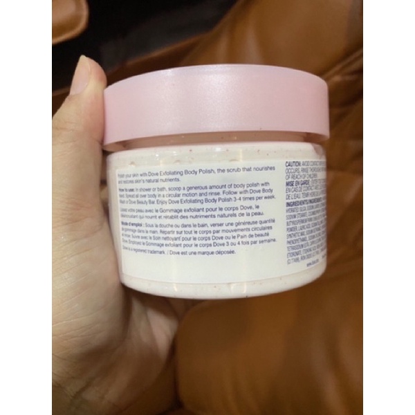 TẨY TẾ BÀO CHẾT DOVE EXFOLIATING BODY POLISH 298g