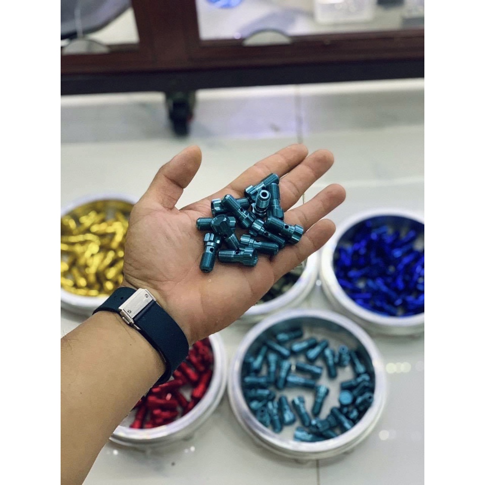 Ốc Nhôm Brembo gắn heo brembo đủ màu