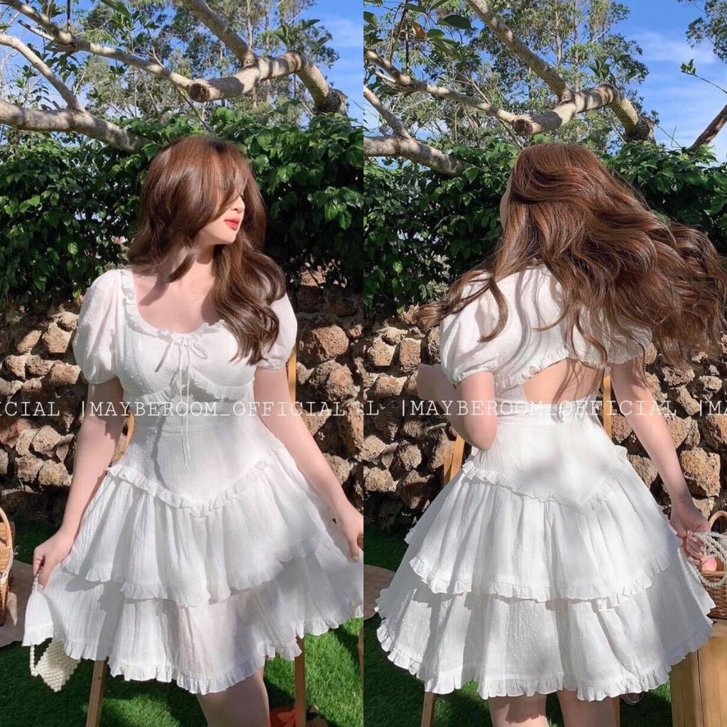 ĐẦM BÈO CỔ U KHOÉT LƯNG