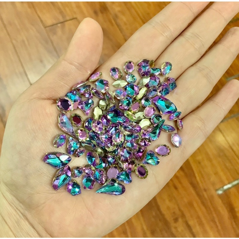 Set đá khối chiếu chiếu màu siêu đẹp