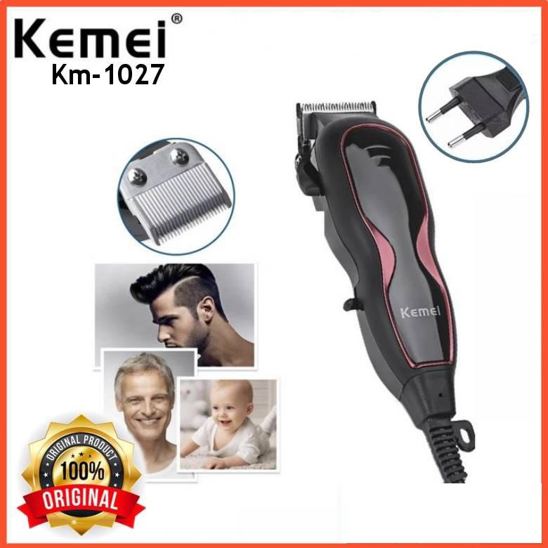 Tông Đơ Cắt Tóc Gia Đình Kemei KM-1027-Tăng Đơ Cắt Tóc Chuyên Nghiệp Kemei KM-1995