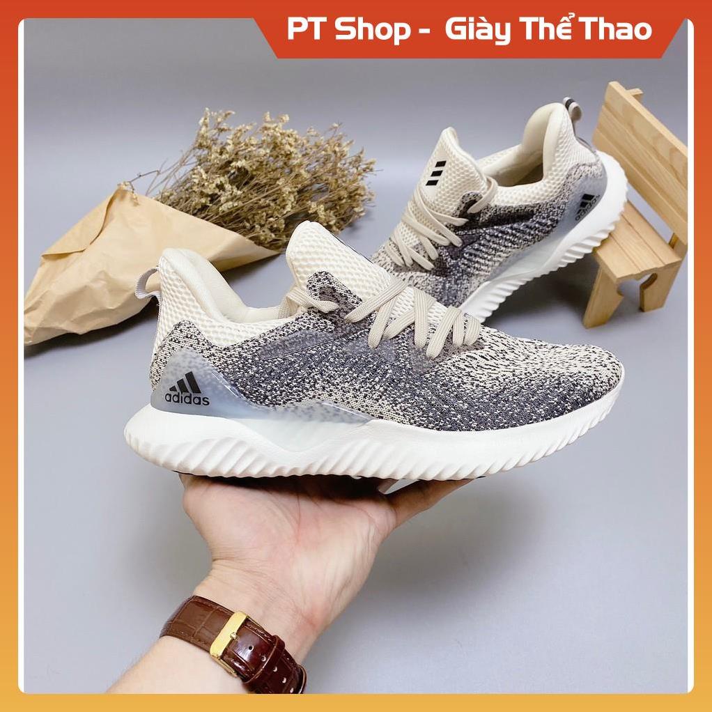 [FreeShip+Giá Hủy Diệt] Giầy Alphabounce xịn sò Full phụ kiện, Giày Sneaker Alphabounce muối tiêu trắng , Hót trend