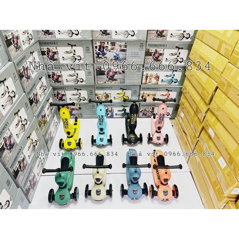 Scoot And Ride Highwaykick 1 - Xe Scooter - Xe chòi chân Scooter Cho Bé từ 1 đến 5 tuổi