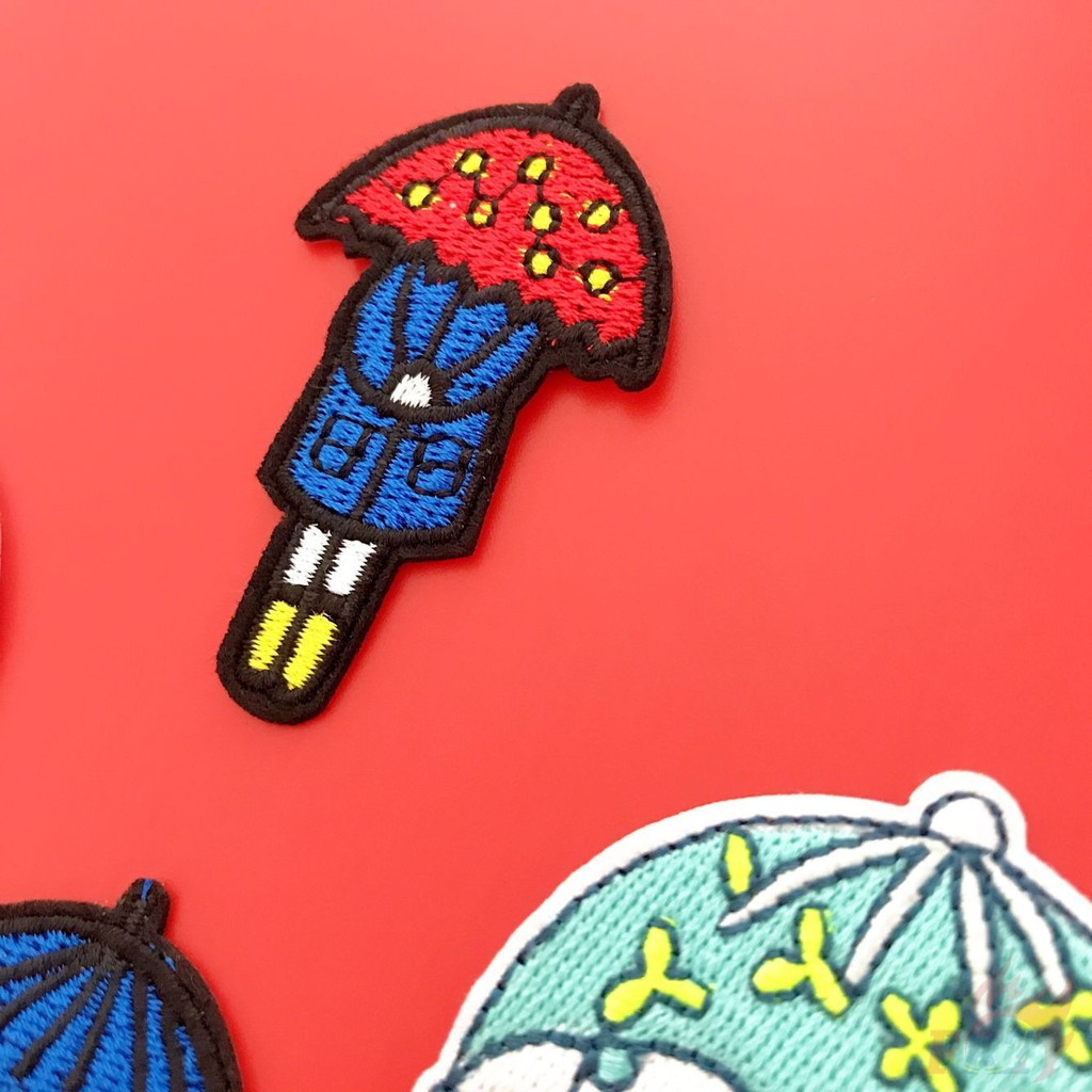 &gt; Ready Stock &lt; ☸ Umbrella Patch ☸ 1Pc Umbrella Diy Sew On Iron On Patch