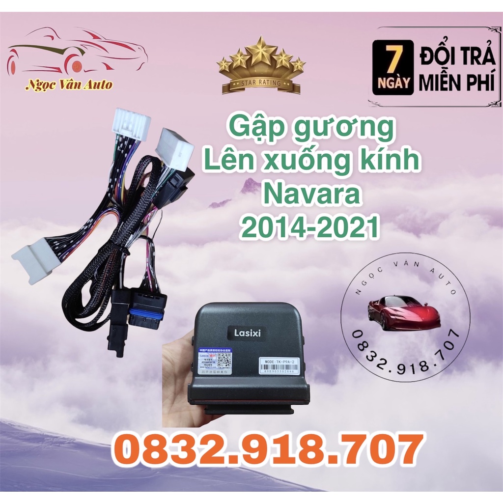 Tự động gập gương lên xuống kính Nissan Navara 2014 - 2021 Hãng Lasixi