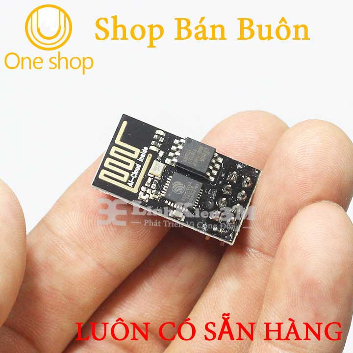 Module Wifi ESP8266-01 3.3V Wi-Fi 2.4 GHz, hỗ trợ WPA/WPA2