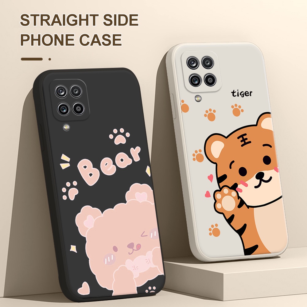 Ốp Điện Thoại Hình Gấu Và Mặt Trăng Lấp Lánh Cho iPhone 11 12 13 Pro Max ​Ốp Điện Thoại Thời Trang Cho Iphone XR XS Max X 6 7 8 Plus SE2020 6splus 6S 5 4