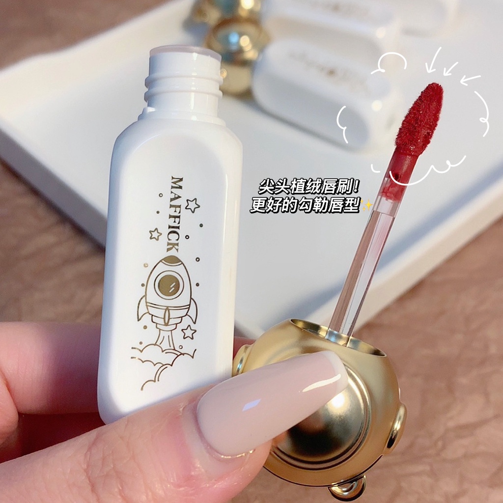 Son Môi Maffick Dạng Lỏng Chống Thấm Nước Thiết Kế Hình Chú Gấu Xinh Xắn