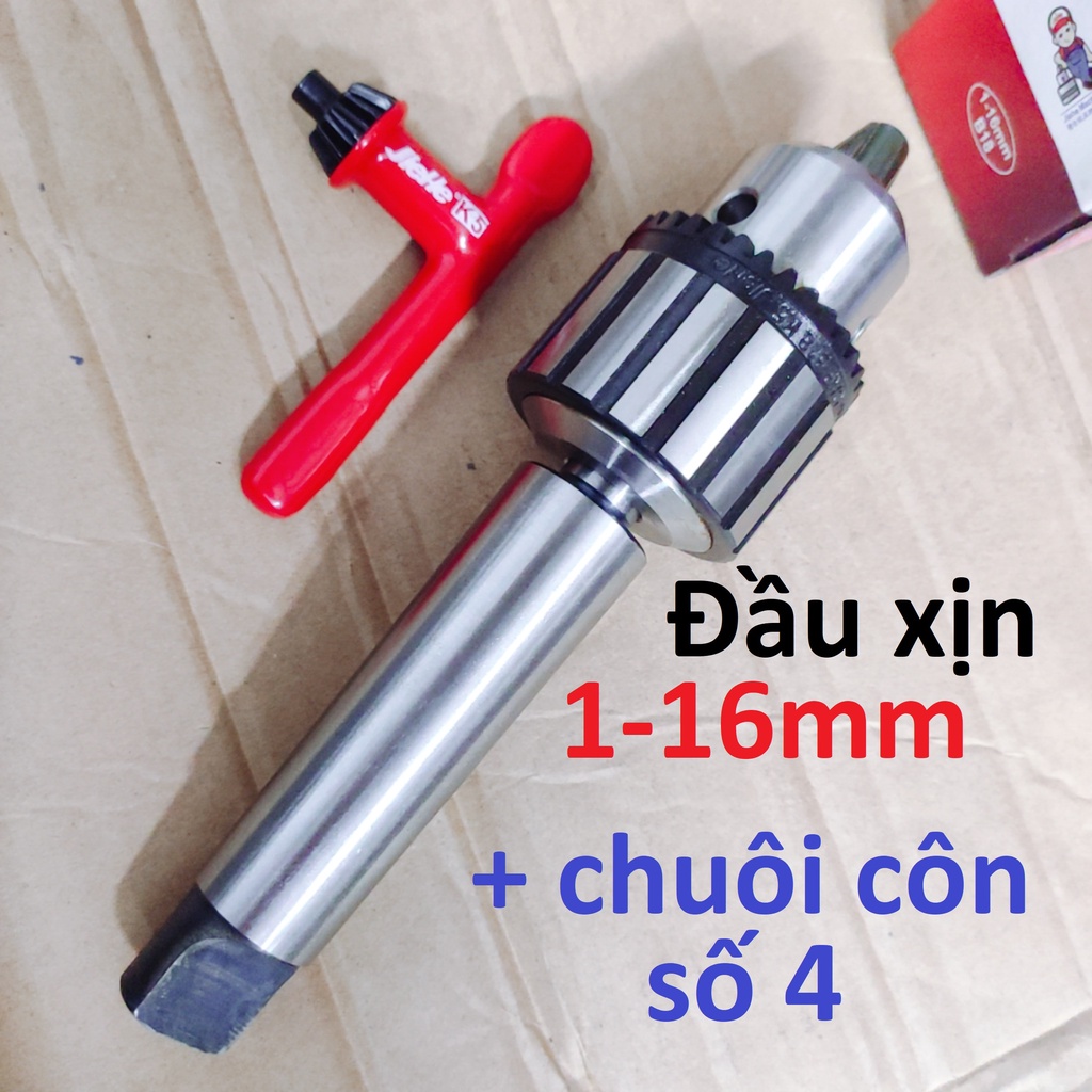 Bộ đầu kẹp mũi khoan 1-16mm JIEHE cao cấp + chuôi côn MT2/ MT3/ MT4