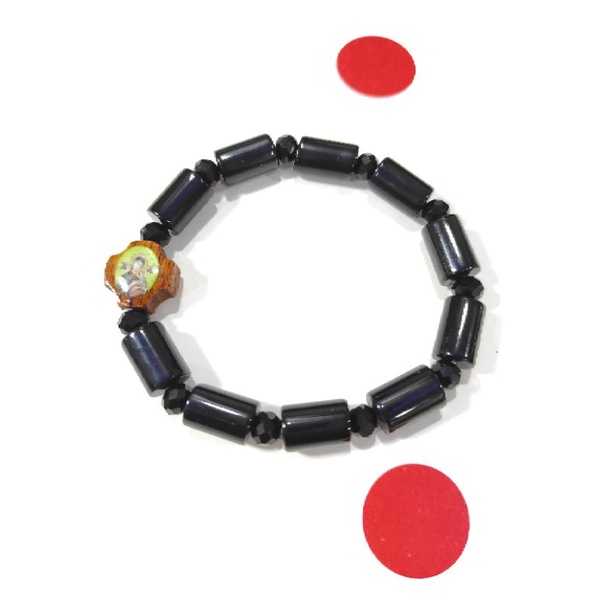 Vòng Mân Côi - Tràng hạt đeo tay, hạt khúc đen N16 Quà tặng Công Giáo, GIÁNG SINH, Lễ quan thầy, sinh nhật